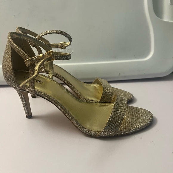 KORS Gold Sparkle Heels - Picture 10 of 10